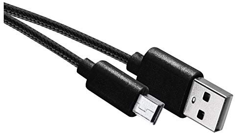 EMOS USB-Kabel 2.0, USB A auf Mini-B-Stecker, 2 A, 2 Meter Ladekabel, für PS3, PS2-Controller