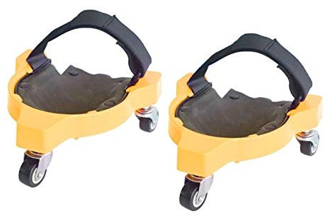 WZCXYX Genouillères Universelles à Rouleaux Multifonctions pour Les Travailleurs Au Sol, Genouillères, Genouillères, Coussinets De Travail pour Protéger Les Genoux(Color:Jaune)