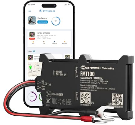 DrivePro FMT100 Vehicle Tracker, 24/7 Accurate Real-Time | 1 Month Service