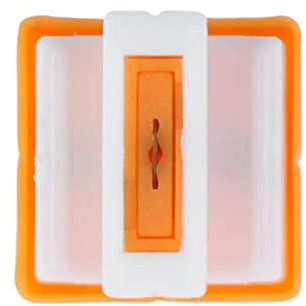 YyDDs 6 Stück Mini-Ersatzmesser für A4-Papierschneidemaschinen, Papierschneider, Papierschneider, Ersatzteile (Color : Orange, Size : 2.5 X 2.5 X 2.3cm)