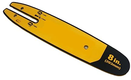 Tolxh #N617853 Guide Bar 203mm DCPS620 DCPS620B 20V Pole Saw N1430834-1041DW 1042552 DWZCSB8 DW01DT608 203.2mm 8''CHAINSAW REPLACEMENT BAR Quality Durable New Replacement Parts for DeWalt