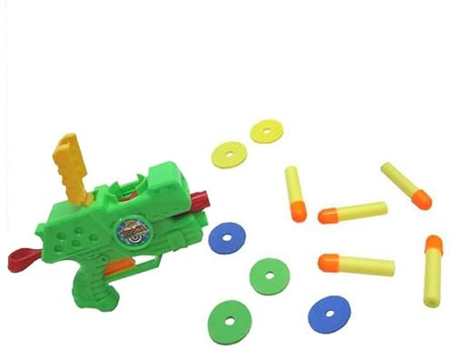 Pistola Infantil Lanza Dardos/Discos | Arma de Juguete para niños - Pistola inofensiva y Divertida para Jugar