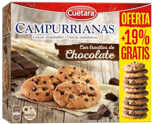 Campurrianas con Pepitas Chocolate 350g + 19% GRATIS