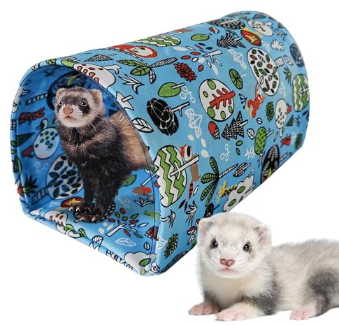 Hamstertunnel Spielzeug, Kleintiertunnel - Faltbares Hamsterbett, Kleintierröhrentunnel, Tiertunnel, tragbarer Tunnel, gemütliches Nest für versteckte Ruhe