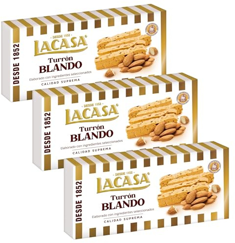 Lacasa Lote Navidad 3 Tabletas de Turrón Blando 150 Gr