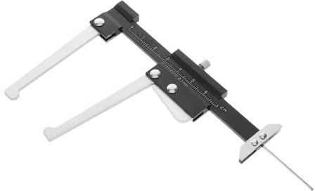 Alipis Precise Tire Depth Gauge and Brake Disc Measuring Tool for Car Truck Maintenance Portable Tread Ruler