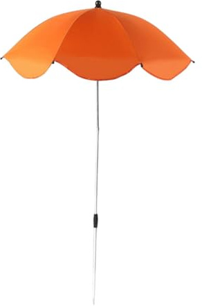 Sharplace Pflanzenschirm Outdoor Pflanzenschutz Abdeckung für Garten, Verstellbarer Schirm Sonnenschutz Schatten Kleine Schirme für Topfpflanzen, Pflanzkübel Topf, Hof, Terrasse, Patio, Orange II