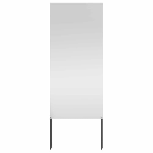 vidaXL Garten Sichtschutz-Leinwand Silber 50 x 140 cm Verzinkter Stahl