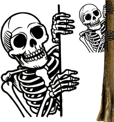 Générique Gartenschild Schädel | Gartenschild aus Metall Totenkopf Halloween | Erdspieße Dekoration für Party Halloween Haus Hintertür