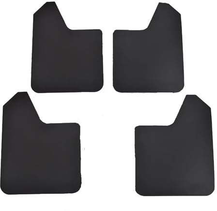 Paraspruzzi Per Rally Per Sport Paraspruzzi Universali Paraspruzzi Parafango Anteriore Posteriore Per Auto Pickup SUV Furgone Camion Auto Parafanghi(4pcs-set Black)