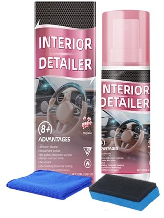 Kaeltsyn Detergente per Schiuma per Auto, Agente Rivestimento, Riparazione Esterna in Gomma plastica per Auto, Agente restauro Pulito e rinfrescante, detergente per Schiuma per Auto e restauratore