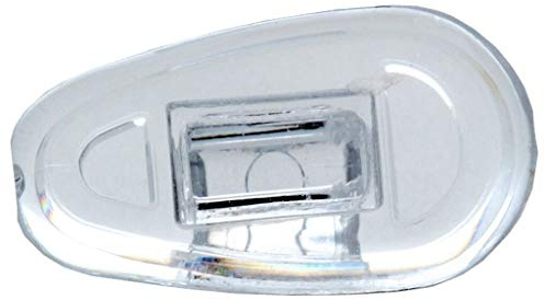 2 Paar (4 Stück) Nasenpads/Brillenpads - Silikon Klicksystem, verschie. Größen (Tropfen 11mm)