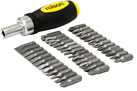 Rolson 28419 Ensemble tournevis court (38 pièces)