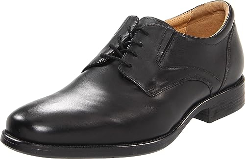 Geox Herren U Federico V Derby, Schwarz, 43 EU
