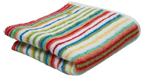 Ross Duschtuch Multicolor 4014-01 Streifen rot blau grün weiß Größe 70 x 140 cm ROSS Frottierprodukte