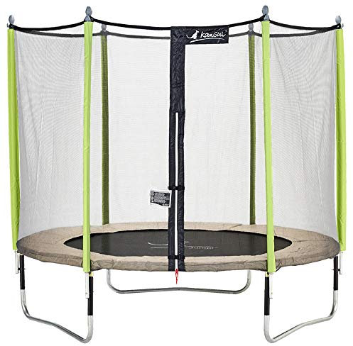Kangui Jumpi Gartentrampolin Unisex 3,05 m Taupe/Anisgrün