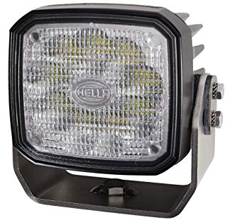 HELLA 1GA 995 506-081 LED-Arbeitsscheinwerfer - Ultra Beam - 24/12V - 2200lm - Anbau/Schraubanschluss - schwenkbarer Montagebügel - Nahfeldausleuchtung - Stecker: DEUTSCH Stecker