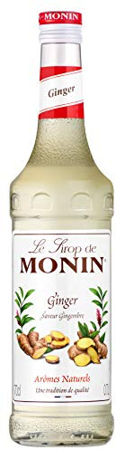 MONIN - Sirop Saveur Gingembre - Pour Café, Chocolat Chaud, Capuccino ou Latte - Arômes Naturels - Bouteille en Verre - 70 cl