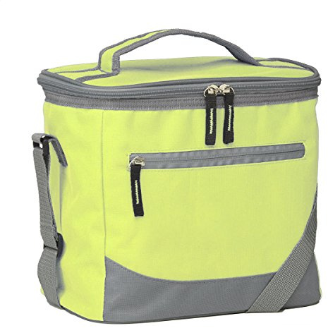 sin4sey Kühltasche Isoliertasche Praktisches Format Tragehenkel Schultergurt (Lemon)