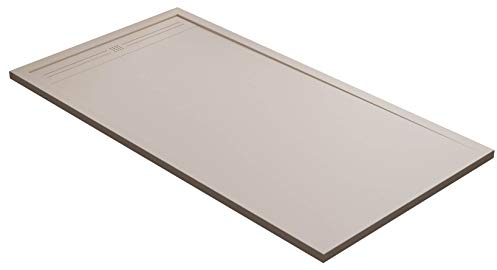 Duschwanne 90 x 120 cm aus Stein Maier Oasis Creme