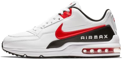 Nike Herren Air Max Ltd 3 Sneakers, White University Red Black, 45 EU
