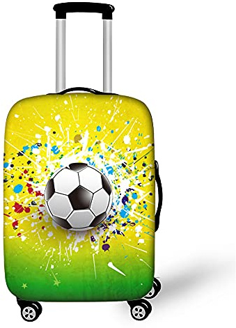 Morbuy 3D Reise Kofferhülle Kofferschutzhülle Elastisch Abdeckung Waschbar Kofferschutz Kofferbezug Reisekoffer Hülle Gepäck Luggage Cover mit Reißverschluss (Spritztinte,XL)