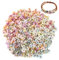 HCRXVV Künstliche Blumen 120pcs Mini Kunstblüten Blumen Streudeko Deko,Klein Blüten Stoffblumen,Gänseblümchen Blütenköpfe für Haarschmuck,Hochzeitsdeko Tortendeko Frühling Aesthetic Streublumen