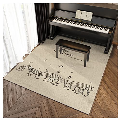 PPGE Klavier Schalldichter Teppich Schlagzeug Teppich Schallschutz Teppich Schallschutzmatte Trommel Rutschfester Matte Drum Schalldämmmatte Schalldämmung Klavier Teppich (Size:140x160 cm,Color:E)