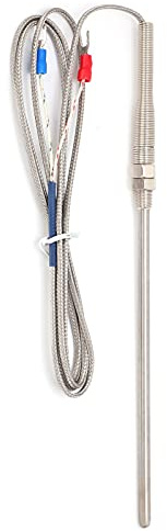VOBOR K Type Thermocouple M8, 5,9 Zoll Thermoelement Temperaturregler Temperatursensor 0-800℃ 100mm Probe,Edelstahl