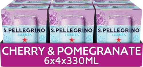 San Pellegrino Essenza Lightly Flavoured Sparkling Water Cherry 24x330ml