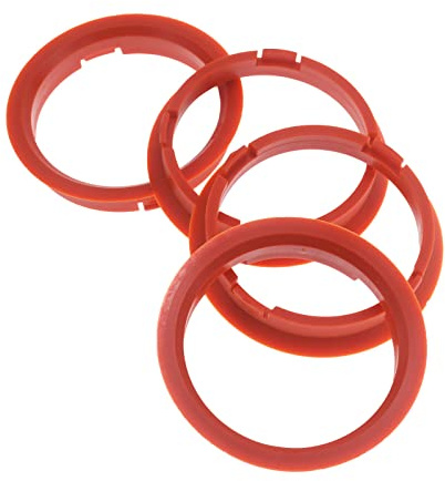 4X Zentrierringe 74,1 x 66,6 mm Orange Felgen Ringe Made in Germany