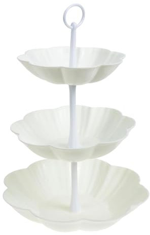 GowavY Dessert Stands Three Tier Fruit Bowl Cupcake Container Party Buffet Rack for Housewarming Celebrations Family Reunions