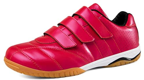 Calzado Deportivo de Esgrima Profesional Calzado de Entrenamiento de Competición de Esgrima for Niños y Adultos (Espesor : Red, Size : 45)