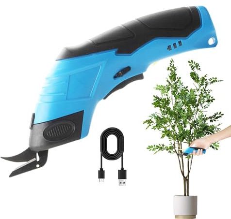 Taglierina per tessuto elettrico, forbici senza fili per cartone | Taglierina ergonomica ricaricabile, Forbici per tessuto multiuso, strumento da taglio per tappeti in pelle, cartone