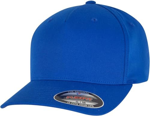 Flexfit Unisex 5 Panel Cap, Damen und Herren Kappe, erhältlich in 5 Farben, Größen S/M - L/XL