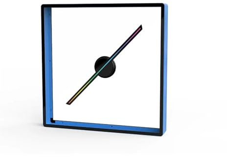 3D Hologram Fan 40cm 3D Hologram Projector Fan with Cover Remote WiFi Commercial Advertising Display Hologram Projector Transmit Picture Video for Business Store Signs,Bar,Party Halloween(Blue)