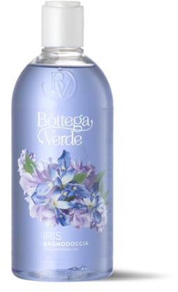 Bottega Verde - Iris, Bagnodoccia alla Fragranza di Iris, 400 ml, Deterge e Profuma con Delicatezza, Profumo Fresco e Primaverile, Formula Vegana, Senza Parabeni, per Tutti i Tipi di Pelle