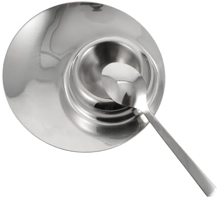 SOIMISS Portauova in Acciaio 304 Cucchiaio, Supporto Per Uova Sode Robusto, Vassoio Per Colazione Per Cucina e Ristoranti