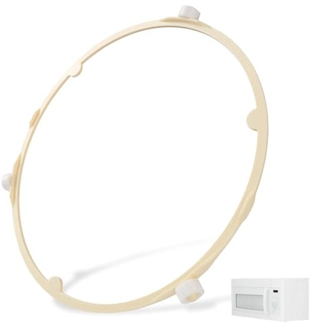 LEYURISE Microwave Turntable Ring 8.5 Roller Support Wheel Ring Compatible with Samsung GE Frigidaire Replace#: WB06X10625 JVM3160RF9SS JVM3160RF2SS JVM3160DF2BB JVM3160DF5BB PT7800SH9SS