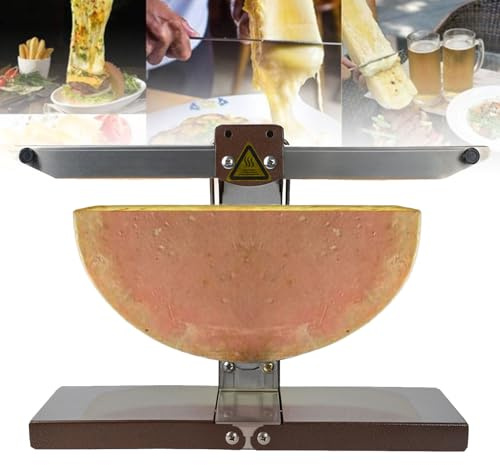 Fondoir à Fromage à raclette Appareil à raclette, appareil à fromage électrique professionnel, distributeur de chaleur multifonction pour machine à raclette réglable, plat suisse à chauffage