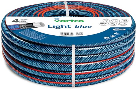 Vartco Light Blue tuyau d'arrosage 1/2 100m 4 plis 22 bar
