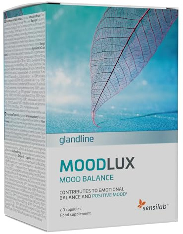 Integratore per l’Umore con Zafferano, Rodiola, Ginkgo, L-Tirosina, Magnesio e Selenio – 60 Capsule – MoodLux – Sensilab