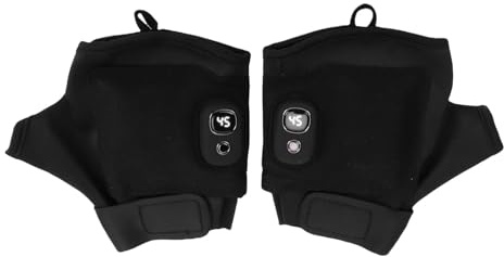Fockety Guantes Calefactables para Hombres y Mujeres, Guantes Calefactores sin Dedos, Batería Recargable, Inalámbricos con Pantalla Táctil, Calentador de Manos para Escribir,