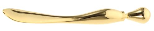 QUMIIRITY Roségold Augencreme Massagestab aus Zinklegierung Geschwungener Hautpflegestab zur Augenmassage Kompakter Massageapplikator gegen Augenmüdigkeit und Falten