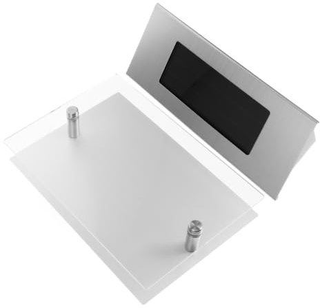 Alipis Éclairage de Plaque de Porte Numéros de Maison Illuminés, Lampe Solaire Numéro de Maison, Acier Inoxydable et Plastique, Noir, Led, Éclairage Automatique, Extérieur