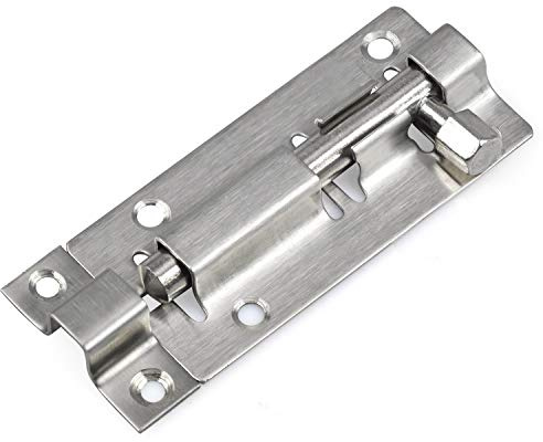 TRIXES Door Lock Bolt - for Bathroom, Toilet, Shed, Shower, Bedroom, Door - Catch Latch Slide Bolt Easy Fit with Screws