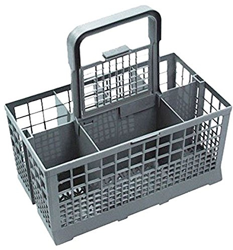 SPARES2GO Couverts Panier Cage compatible avec AEG Lave-Vaisselle (Poignée Amovible, 240 mm x 135 mm x 125 mm)