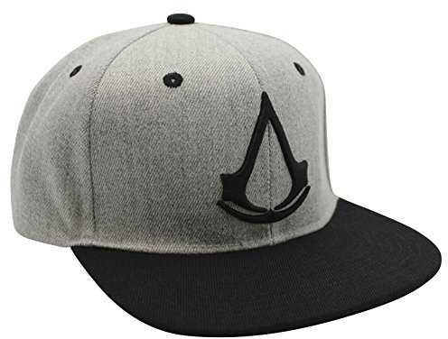 ABYstyle Assassin's Creed Origins - Casquette Snapback - Noir et Gris - Taille unique