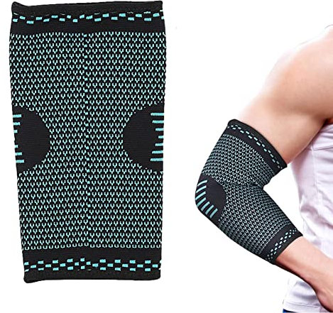 dobooo Ellenbogenbandage für Sehnenscheidenentzündung und Tennisellenbogen - Atmungsaktive Armstützärmel für Sportschutz,Armbandage Ellenbogenbandage für Volleyball Basketball für Basketball Fitness