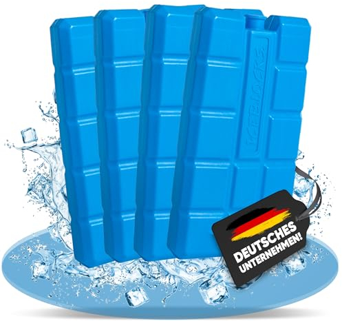 NEMT 2/4/6/8/10/12/24/35/70er Set Kühlakkus je 400ml für Kühlbox Kühltasche Kühltragetasche Kühlakku Kühlpads Kühlpack (4)